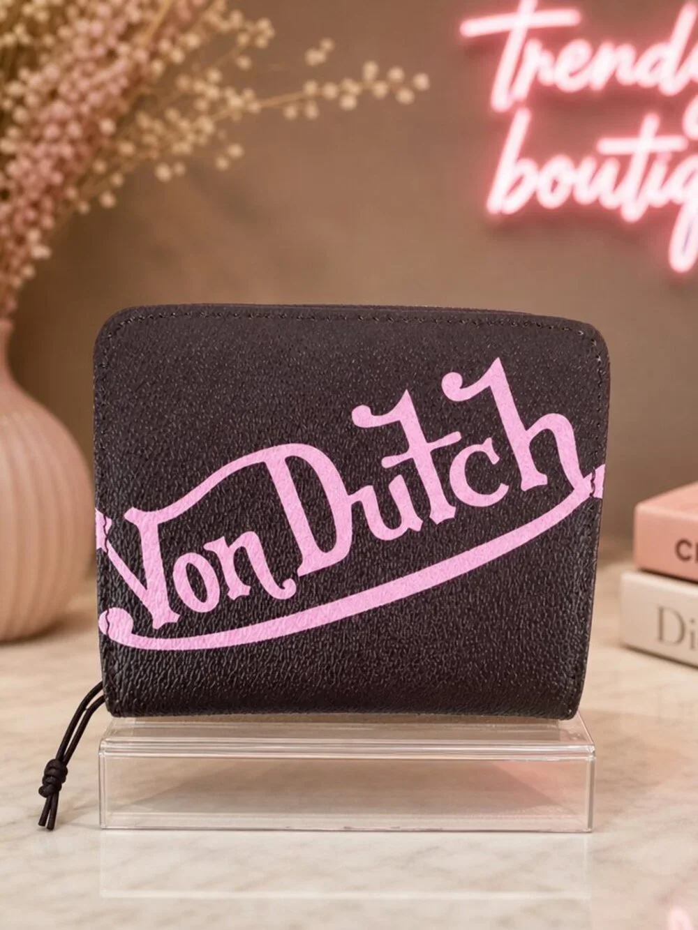 Von Dutch Brown Wallet NWT